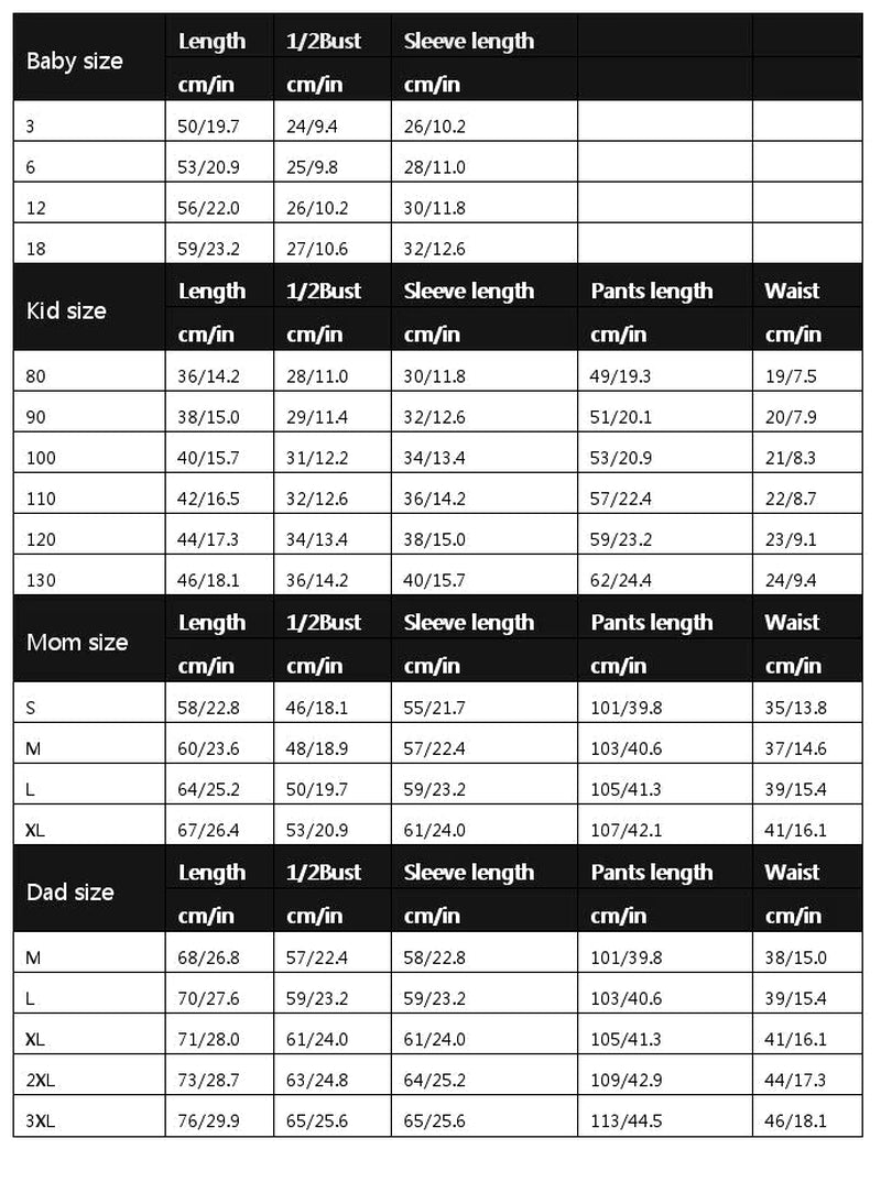 New Christmas Family Pajamas Set Long Sleeve Tops with Pants for Women Men Stripe Design Christmas Sleepwear Set Pyjama Femme