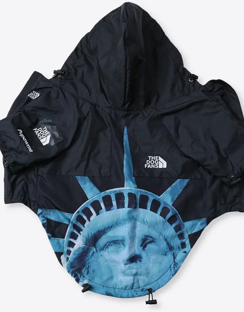 Load image into Gallery viewer, Dog Face Dog Clothes Raincoat for Small Big Dogs Wind Coat Windbreaker French Bulldog Hoodie for Dogs Clothes Jacket Chihuahua
