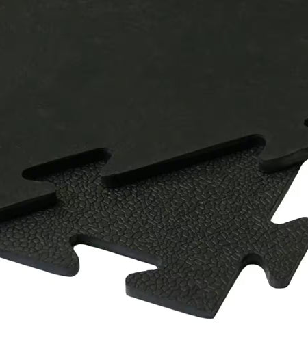 Armor-Lock (Fitness) 3/8 In. X 20 In. X 20 In. Black Interlocking Rubber Tiles (16-Pack, 44 Sq. Ft.)