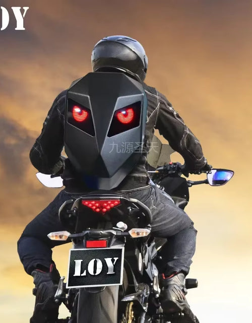 Load image into Gallery viewer, LED Locomotive Backpack Display Scree Business Travel Laptop Backpack Men Outdoor Expanded Motorcycle Cycling Backpack for Woman
