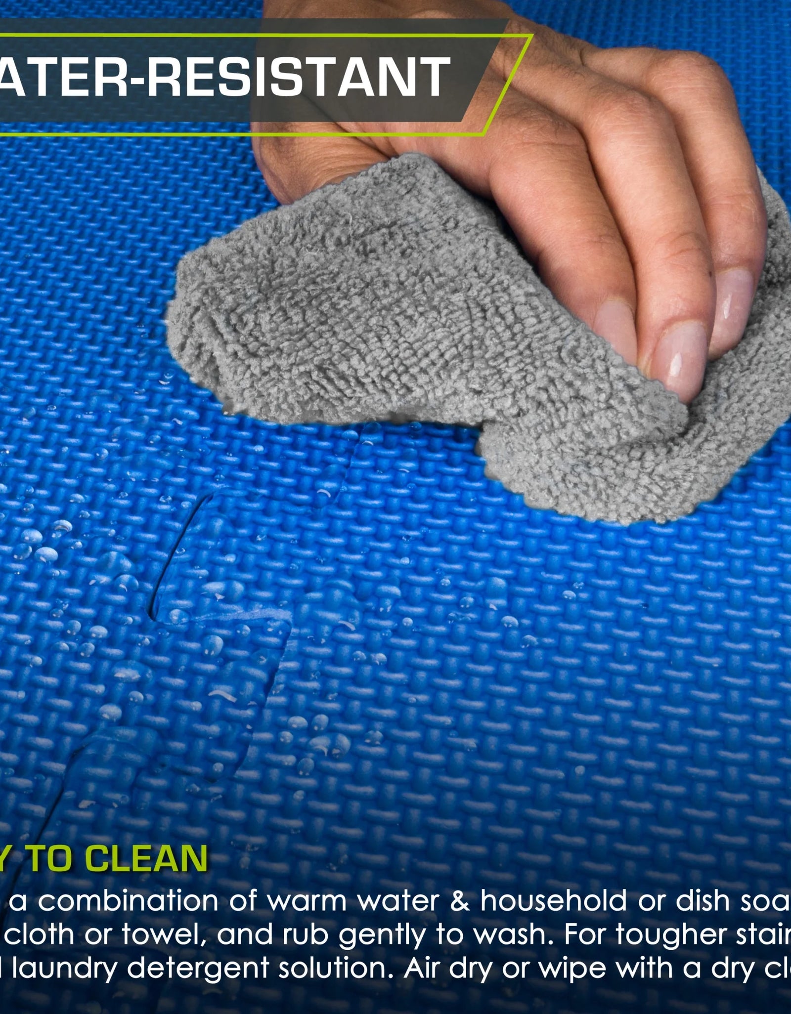 Extra Thick Puzzle Exercise Mat 1", EVA Foam Interlocking Tiles