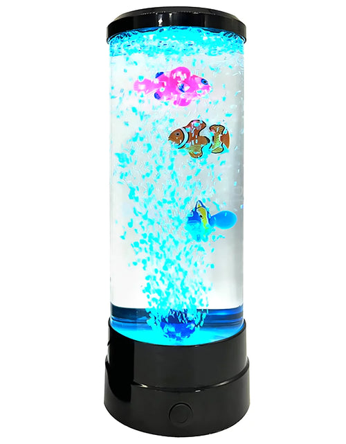 Load image into Gallery viewer, Lieonvis  LED round 6 Color Changing Light Effects Synthetic Jelly Fish Aquarium Mood Lamp
