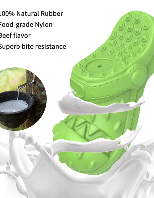Load image into Gallery viewer, Squeaky Dog Toys Dog Chew Toy for Aggressive Chewer, Teeth Cleaning Shoe Shape Squeaky Dog Toys
