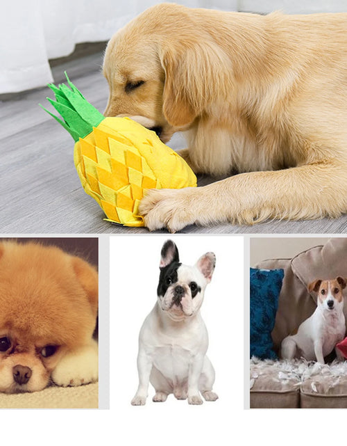 Load image into Gallery viewer, Dog Squeaky Toy, Interactive Dog Toy, Dog Puzzle Toy for Smelling Feeding Training, Dog Plush Toy for Small Medium and Large Dogs
