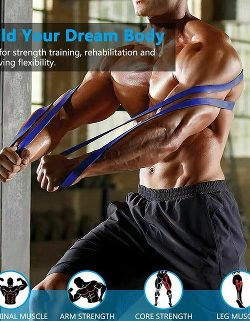 Load image into Gallery viewer, Resistance Bands for Exercise, Heavy Duty for Gym Exercise Pull up Yoga Fitness, Red
