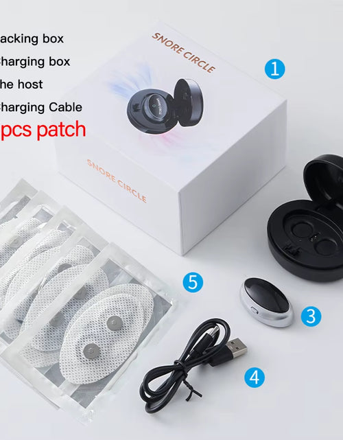 Load image into Gallery viewer, SmartSnore™ 5-Pair EMS Anti-Snoring Device – Breathe Easy, Sleep Deep
