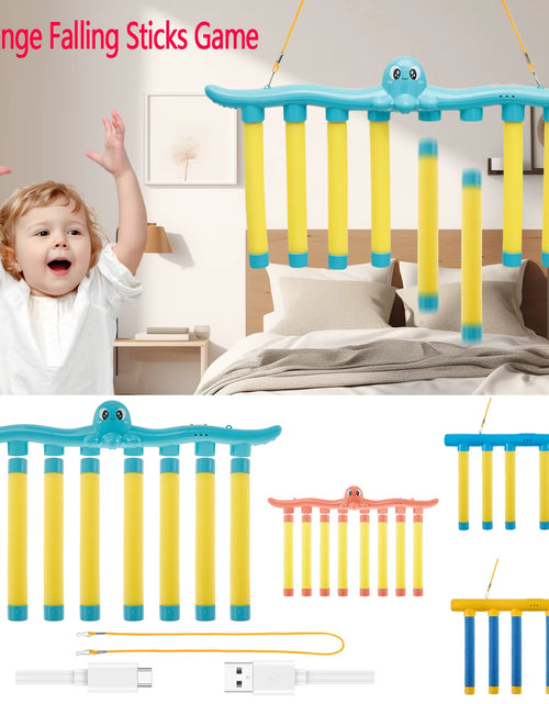 Load image into Gallery viewer, Challenge Falling Sticks Game Kids Stick Catching Toy Training Reaction Hand Eye Educational Parent-Child Interactive Toy Sports
