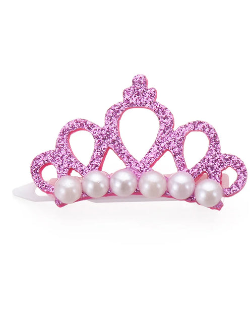 Load image into Gallery viewer, Pet Small Dogs Cat Faux Pearl Crown Shape Bows Hair Clips Head Decoration for Pets Puppy Hairpins Decor Grooming Accessoires
