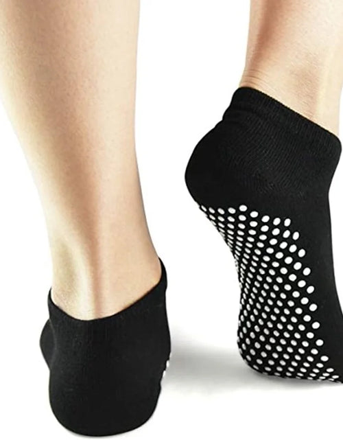 Load image into Gallery viewer, EASTIN 4 Pairs Non Slip Grip Socks Yoga Pilates Hospital Socks Sticky Grippers for Men Women
