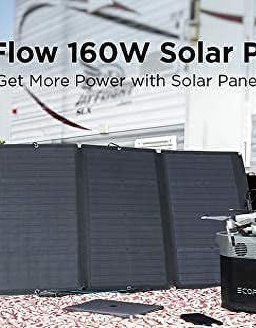 Load image into Gallery viewer, 160W Portable Solar Panel for Power Station, Foldable Solar Charger with Adjustable Kickstand, Waterproof IP67 for Outdoor Camping,Rv,Off Grid System
